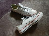 Converse Chucks low Sneaker Turnschuhe 37,5 UK 5 weiß Leder Bochum - Bochum-Mitte Vorschau