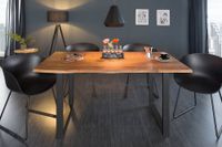 ⚡!Aktionspreis!⚡ Massivholz Esstisch MAMMUT 140cm Wild-Akazie Baumkante Industrial Design 2,6cm Tischplatte Riess-Ambiente Kreis Pinneberg - Halstenbek Vorschau