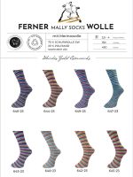 (86€*/kg) Ferner Wolle Mally Socks I/23 150 g Sockenwolle Merino Nordfriesland - Klanxbüll Vorschau