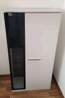 Hängeschrank Vitrine Schrank weiß Glastür schwarz 114x60x30 cm Bayern - Ansbach Vorschau