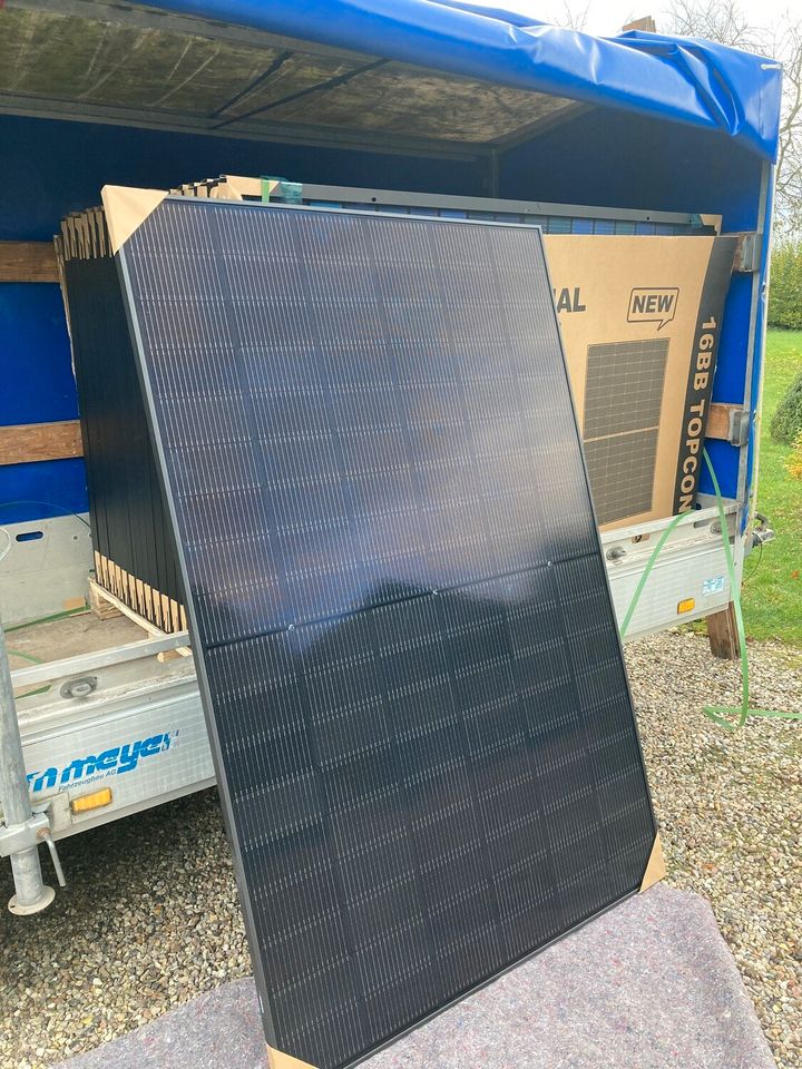 Lagerverkauf! PV Modul Solar GlasGlas 430W All-Black ab 64,00€* in Leezen