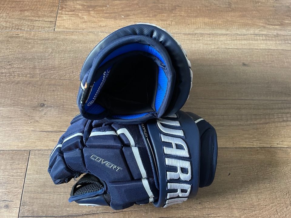 Warrior Covert QR5 Pro Eishockey Handschuhe Blau Navy 13 in Lampertheim