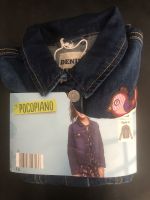 Mädchen Jeansjacke Größe 128 blau Pocopiano Leipzig - Schönefeld-Abtnaundorf Vorschau