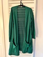 ♥️ Danefae Cardigan StrickJacke grün Glitzer XXL Weihnachten Kiel - Kronshagen Vorschau