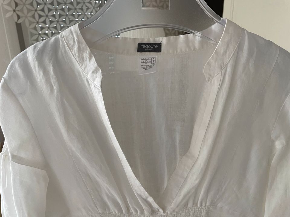 Leichte Sommerbluse Redoute creation offwhite Größe 40 in Sulzburg