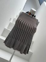 Benetton Shirt A-Linie Plissee S Stretch Tunika schwarz/weiß/beig Baden-Württemberg - Leonberg Vorschau