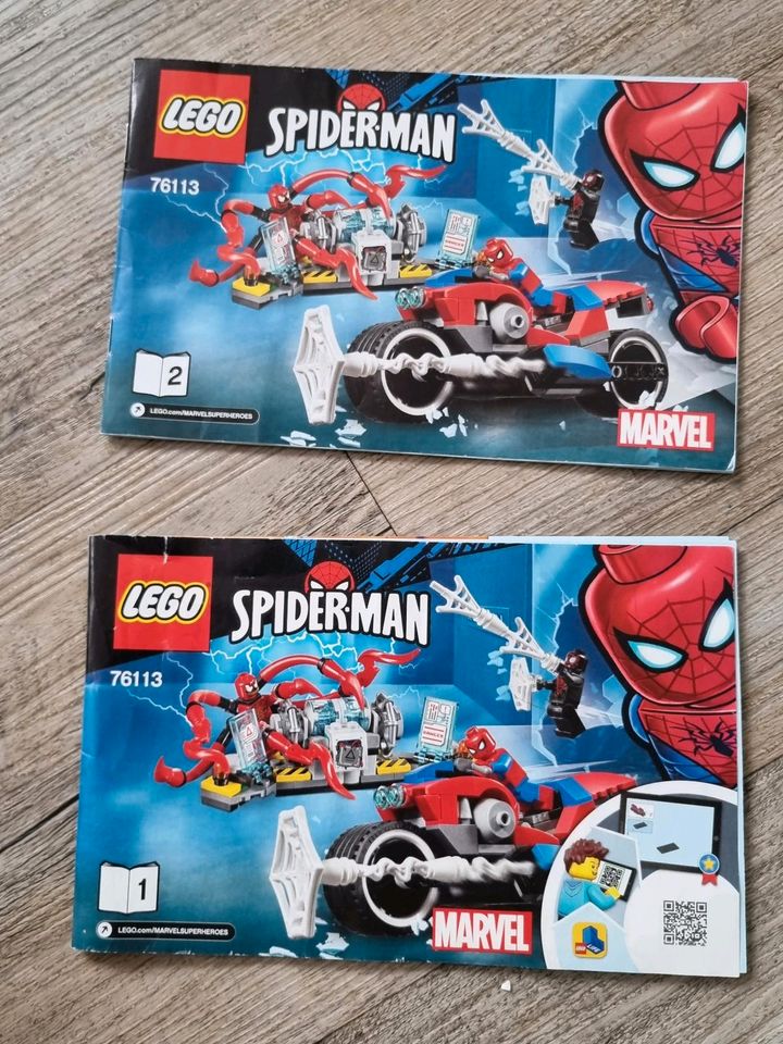 LEGO 76113 Marvel Super Heroes Spider-Man Motorradrettung , 6+ in Blaichach