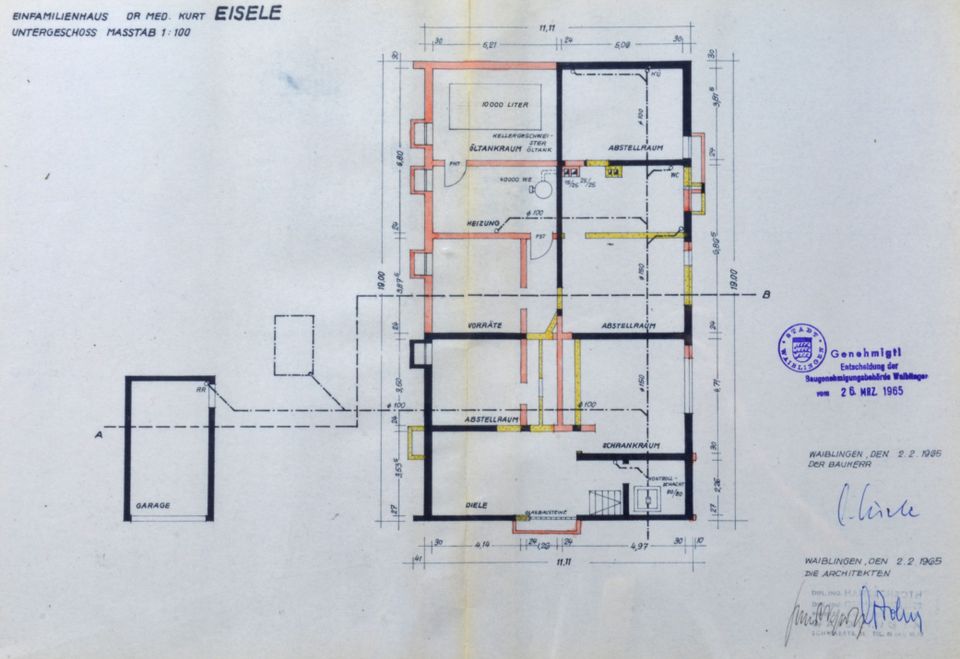 Architekten-Bungalow aus den 60ern in Waiblingen