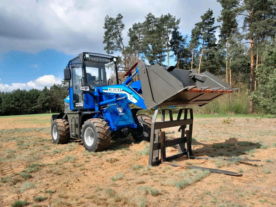 16.600 € NETTO EU-Umsatzsteuer | Radlader KINGWAY Rancher 916 | Hoflader Klappschaufel, Palettengabel. Preis Brutto in Frankfurt am Main