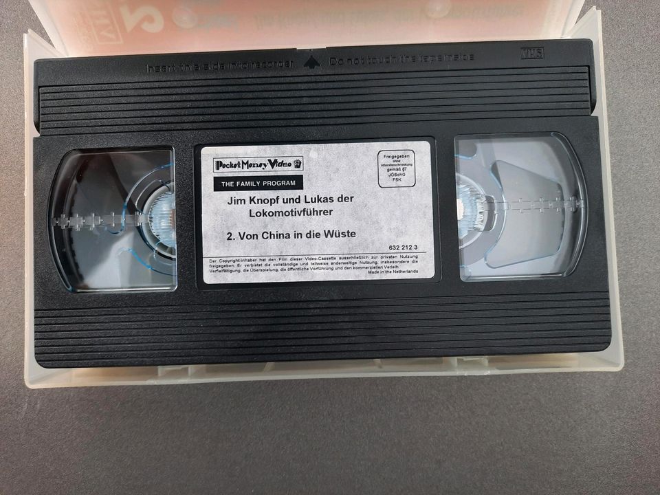 Jim Knopf Teil 1 - 4, Augsburger Puppenkiste VHS in Stuhr