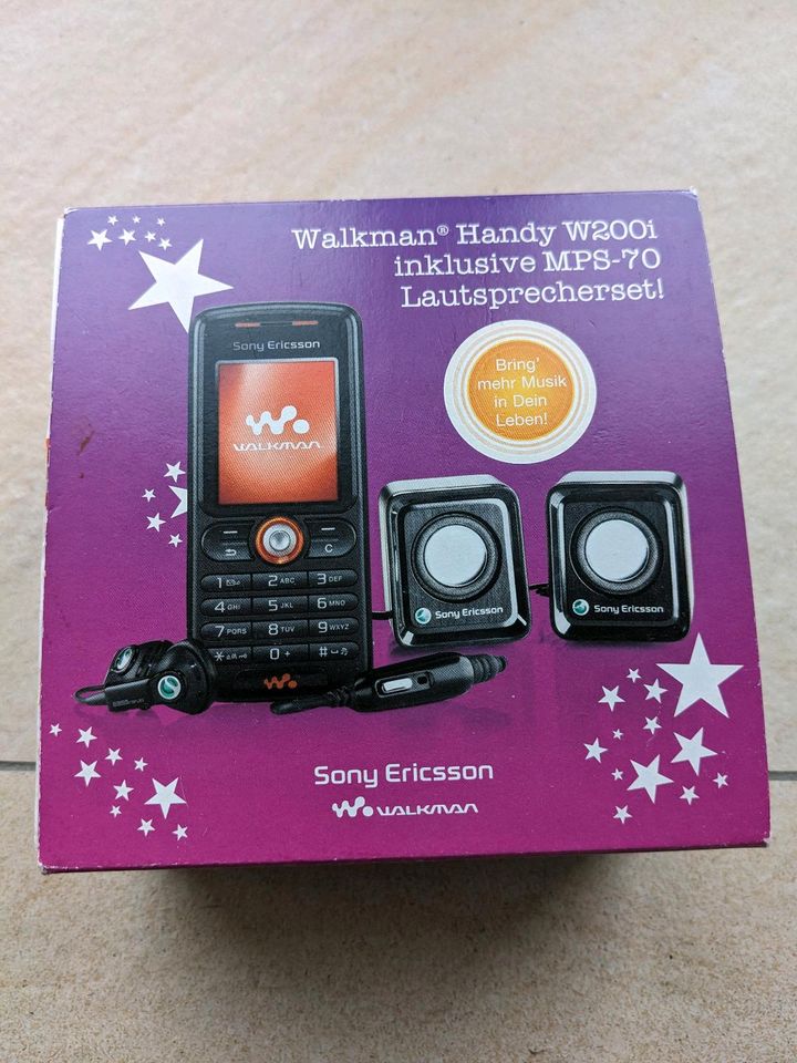 Sony Ericsson Walkman Handy W200i inkl MPS70 Lautsprecher in Wedemark