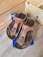 Birkenstock Gizeh - 41 schmal - Antik Braun Hamburg-Mitte - Hamburg Altstadt Vorschau