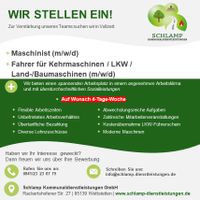 Fahrer für Kehrmaschinen/LKW m/w/d, Maschinist m/w/d Bayern - Wettstetten Vorschau