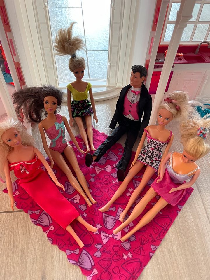 Barbie große Traumvilla Aufzug viel Zubehör in Ummendorf