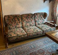 2-teilige Couchgarnitur / Holz Sessel-Sofa Set Saarland - Losheim am See Vorschau