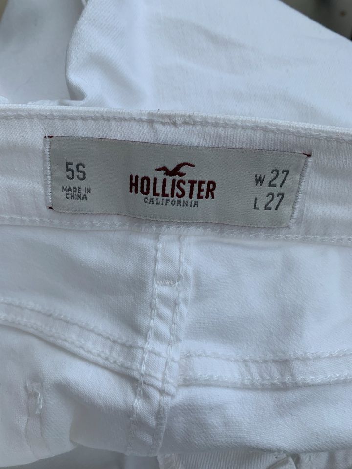 Hollister Jeans Skinny weiß, W 27, L 27 in Kerpen