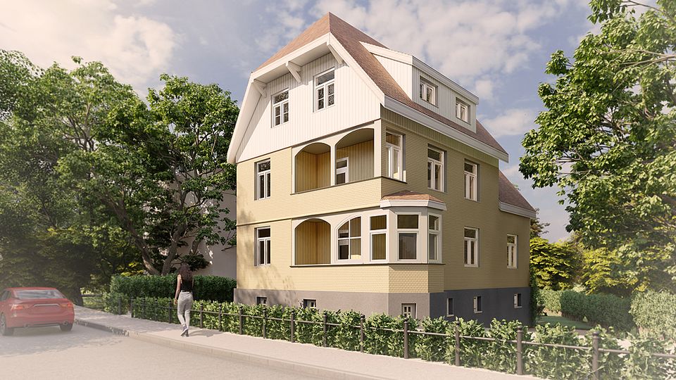 DENKMAL! Sanierungsbedürftige "Villa Hedwig" im Kurort Schömberg, ca. 236m² Wohnfläche, prov.frei in Schömberg b. Württ