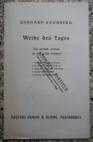 Weihe des Tages - 5 geistliche Gesänge von G. Kronberg Baden-Württemberg - Reichenau Vorschau