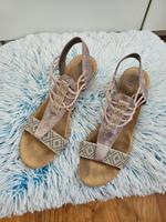 Rieker Sandalen Gr. 42 - beige - selten getragen Kr. Dachau - Dachau Vorschau