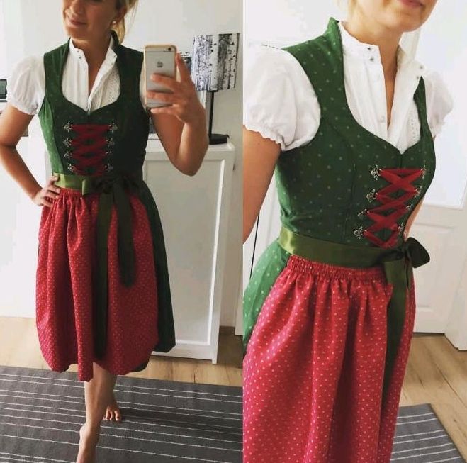 Midi Dirndl Handmade Unikat in Geisenfeld