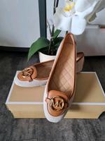 Michael Kors Ballerinas Loafer Schuhe Fulton Moc beige cognac 9M Baden-Württemberg - Eberstadt Vorschau
