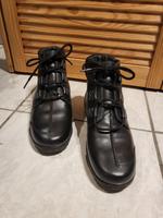Stiefellette Stiefel Damen Rohde schwarz Leder 39/6 Winterstiefel Niedersachsen - Ahlerstedt Vorschau