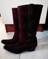 Prada Cowboy Western Boots Stiefeletten Leder Gr 38 braun Bayern - Hohenau Vorschau