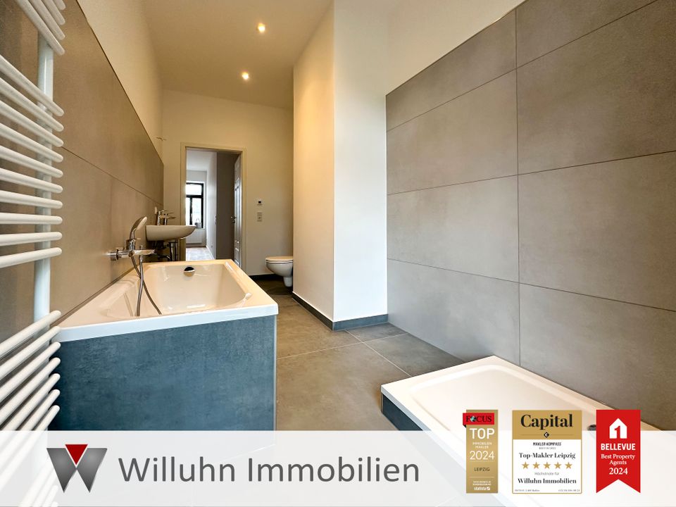 Frisch saniert, direkt bezugsfrei! Exklusives Badezimmer und Westbalkon | Stellplatz möglich in Leipzig