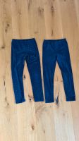 2 Leggings 128 Glitzer-Herzen blau Ernstings Bremen - Borgfeld Vorschau