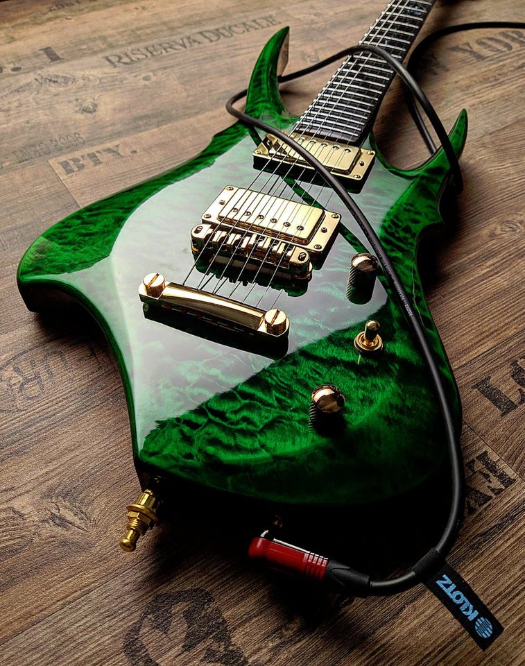 Zerberus-Guitars Emerald Dragon #F008 Brandneu Wahnsinn! in Speyer