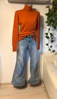 Schicker Rollkragenpulli mit Mohair Gr. M / 38 Orange Bayern - Poing Vorschau