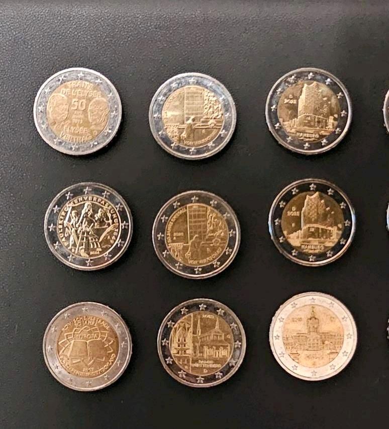 Div. 2 Euro Münzen Sammler Hamburg Thüringen 30 50 Jahre in Leipzig
