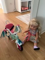 Puppe mit Fahrrad Kinderspielzeug Thüringen - Waltershausen Vorschau
