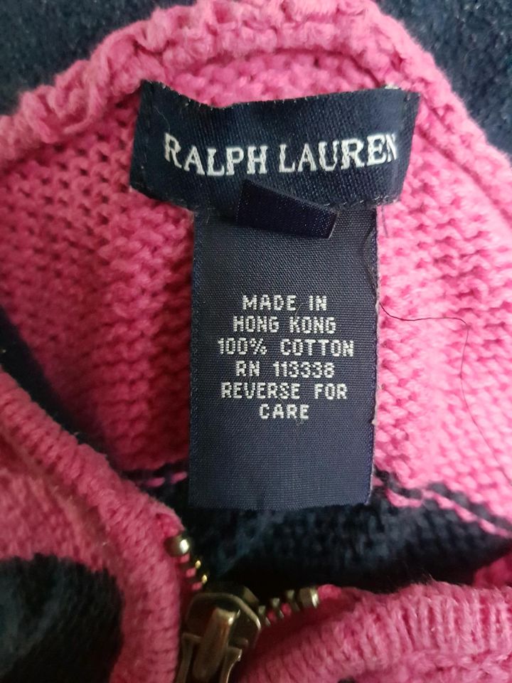 Ralph Lauren Strickjacke Gr. XS S Vintage 90er 2000er y2k in Niederroßbach