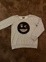 Pullover mit Pailletten Smiley Gr 146 / 152 Bayern - Feldkirchen-Westerham Vorschau