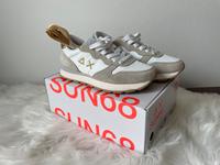 Sneaker SUN 68 Turnschuhe weiß grau gold Gr. 38 Bayern - Woerth an der Donau Vorschau