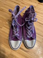 Chucks Tracht Dirndl lila weiß kariert Gr. 41 Bayern - Eckental  Vorschau