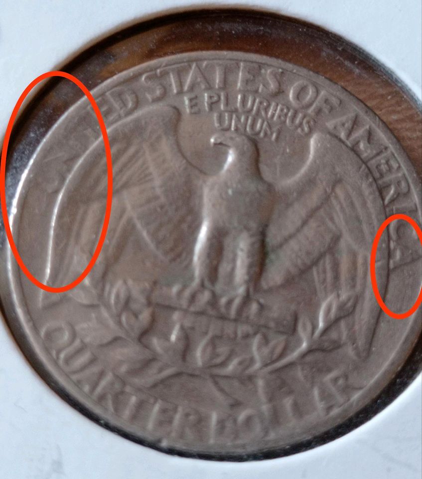 Quarter Dollar 1967 Fehler in Oberwesel