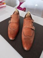 Santoni Doppelmonk Monk Gr. 8 Schnallenschuh 42,5 Luxus Hessen - Bad Homburg Vorschau