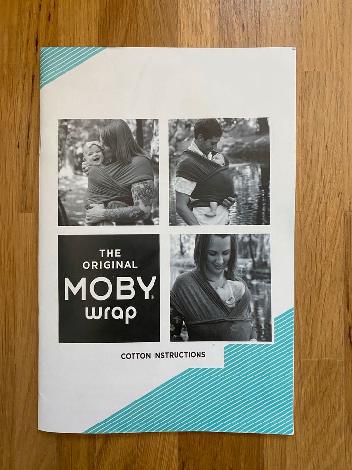 Original Moby Wrap Tragetuch in blau in Frankfurt am Main