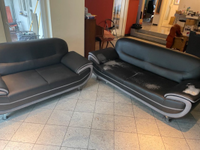 Couch 2er + 3er Kunstleder - zu verschenken Hessen - Heusenstamm Vorschau