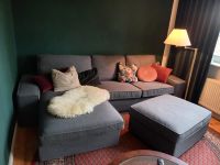 Eck - Sofa Couch IKEA Kivik grau mit Hocker Nordrhein-Westfalen - Willebadessen Vorschau