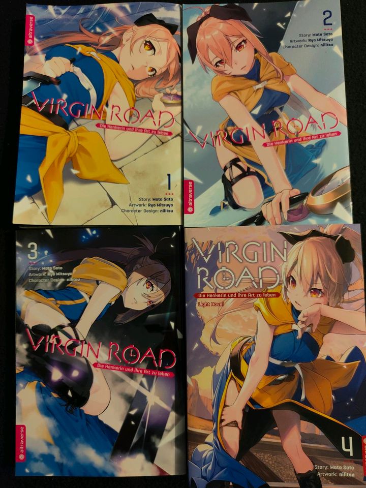 Virgin Road 1-4 mit Light Novel in Wächtersbach