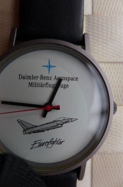 Sammler-Uhr  Eurofigther   Daimler-Benz Aerospace in Manching