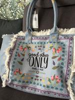 Shopper Emily & Noah groß, Feinsynthetik, mit Fransen Baden-Württemberg - Wernau Vorschau