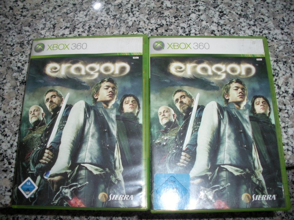 2 x Spiel XBOX 360 Eragon / Easy 1000 Gamerscore / nicht für One in Sankt Augustin