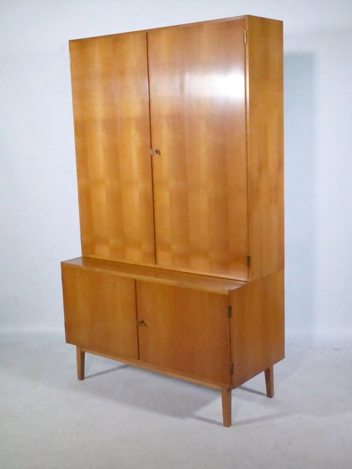 Mid-Century Design Highboard Kirsch Schrank Vintage Kommode 60er in Mainz