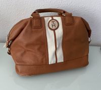 Tommy Hilfiger Bowling Bag Handtasche Leder cognac Wandsbek - Hamburg Bramfeld Vorschau