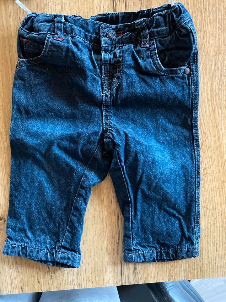 4 Jeanshosen, Jeans, Größe 68, Blue Seven, C&A, usw. in Zaberfeld