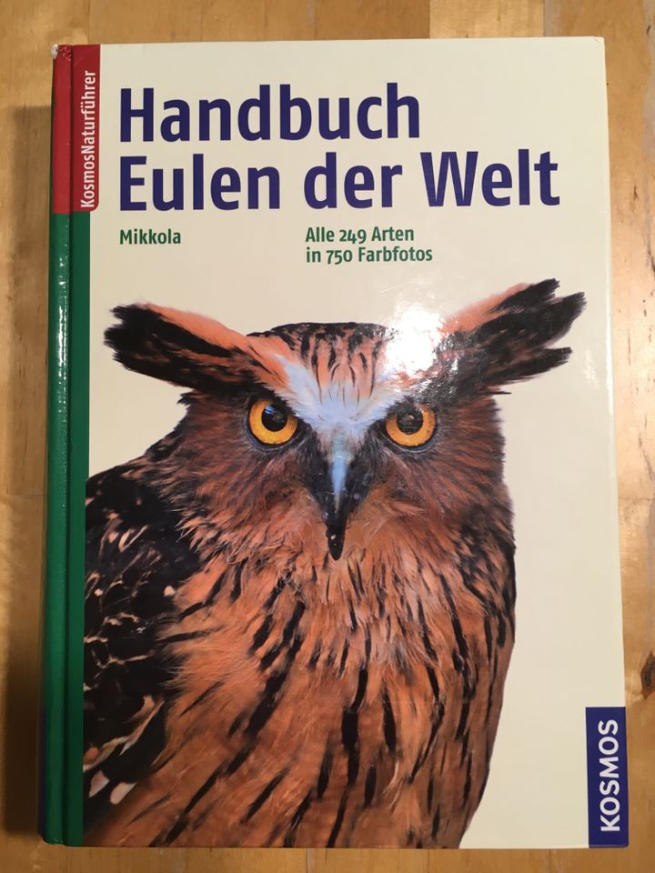 Buch „Handbuch Eulen der Welt“ Vogelbuch Ornithologie in Würzburg